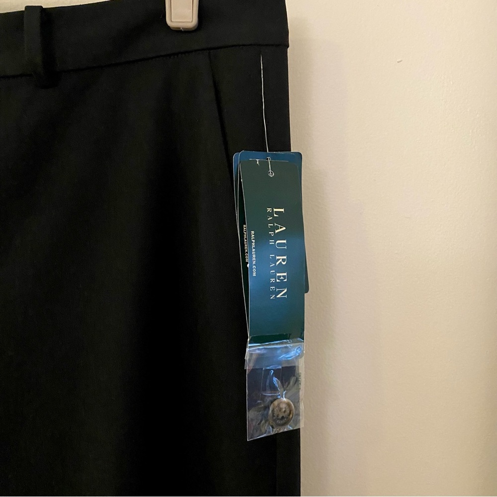 NWT Ralph Lauren black 16 pants. - Picture 2 of 7